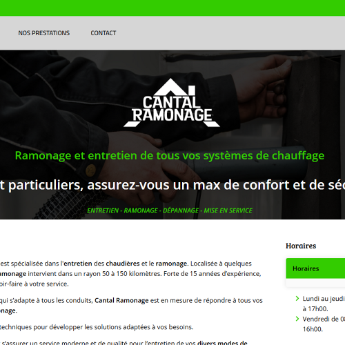 Renouvellement pour Cantal Ramonage