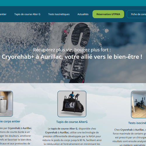 Renouvellement pour Cryorehab
